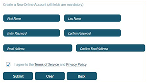 Enter requested information.